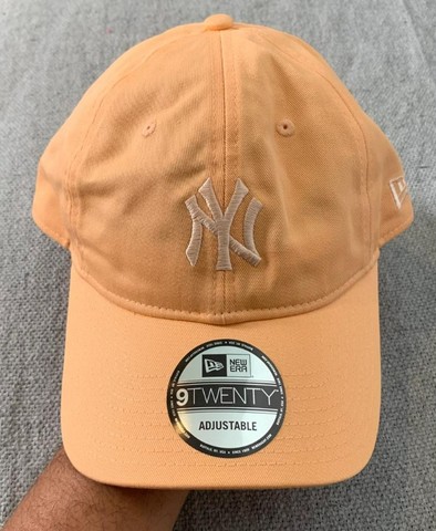 Boné New Era Strapback New York Yankees Classic Laranja 100% Original - Foto 2