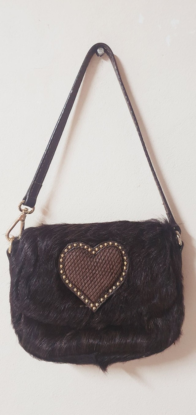 Bolsa luz da lua de couro legítimo  - Foto 4