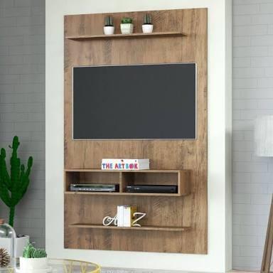 Painel byte para tv ate 43 polegadas *whats * aproveite Branco ou marrom