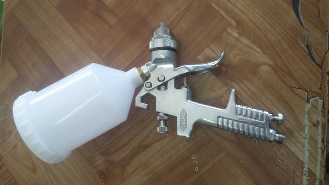 Pistola pintura steula bico 1.4mm R$180,00 a vista novo sem uso - Foto 2