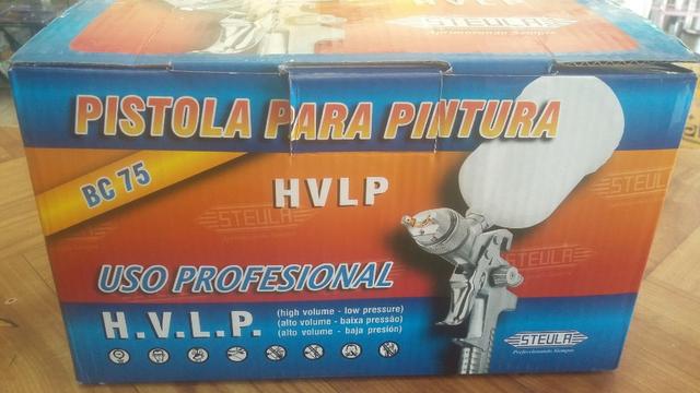 Pistola pintura steula bico 1.4mm R$180,00 a vista novo sem uso - Foto 4