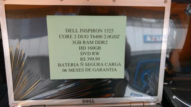 Grande Oportunidade - Lote com 02 Dell Inspiron 1525 - Core 2 Duo - 3gb