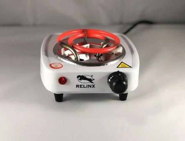(NOVO) Fogareiro Elétrico 500w fogão Ideal Para Camping
