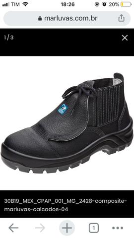 2 pares de Botas de segurança da marca MARLUVAS (leia o anúncio com atenção) - Foto 6