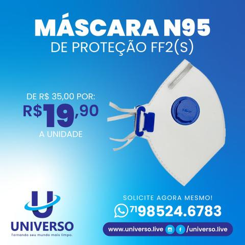Máscara Mask Face PFF2S N95 com válvula - Foto 3