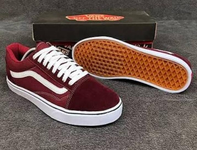 tenis bordo vans