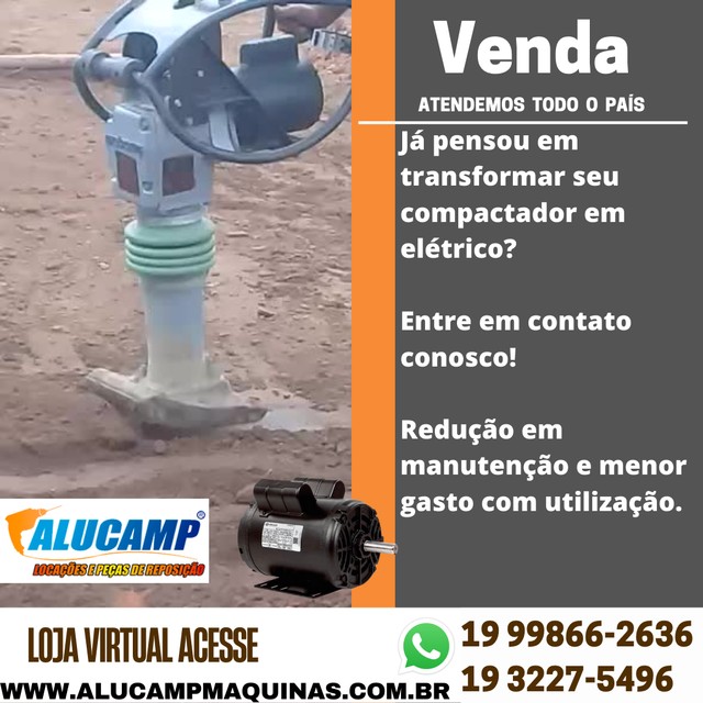 Compactador de Solo em Campinas - SP - Aluga.com.br