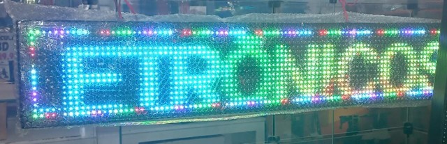 Paínel de Led 100x20 RGB Wifi (Aplicativo no celular)  JK Eletrônicos  - Foto 2