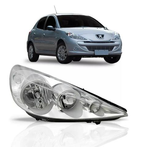 Farol Cromado Peugeot 207 2007 2008 2009 10 11 2012 Direito
