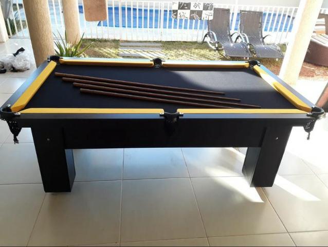 Mesa de Sinuca 4 Pés Laterais Com Caçapa de Redes Mod. AGP5898 - Foto 4