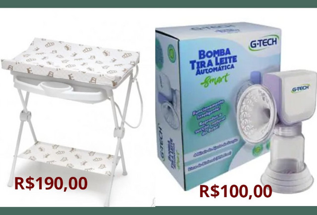 Berço MDF, cadeira Tiny love, bomba elétrica e banheira luxo - Foto 2