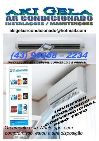 Instalação de ar condicionado