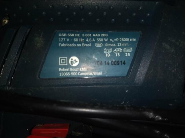 Bosch aceito troca numa a bateria com impacto - Foto 5