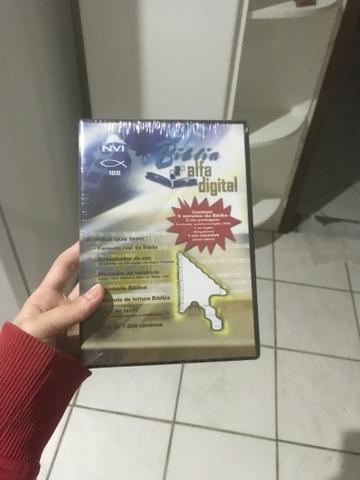Bíblia alfa digital (DVD com 5 versões da Bíblia)