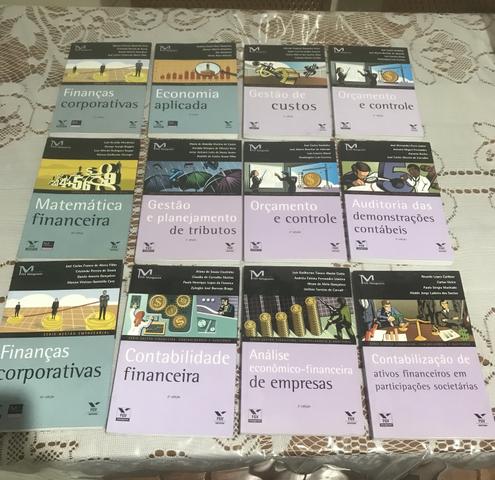 12 livros para a área de contabilidade editora FGV
