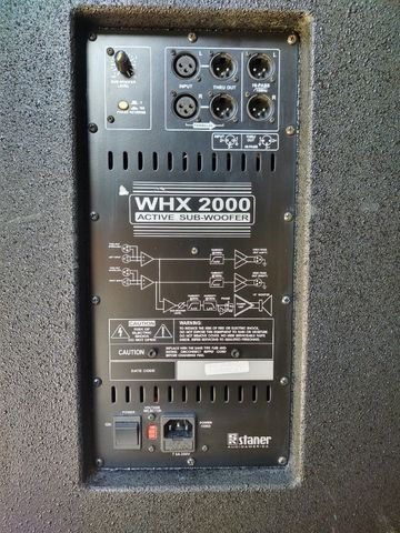 Caixa Ativa Staner Subwoofer Subgrave WHX-2000A - Foto 6