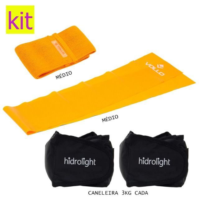 Kit de exercício nível médio