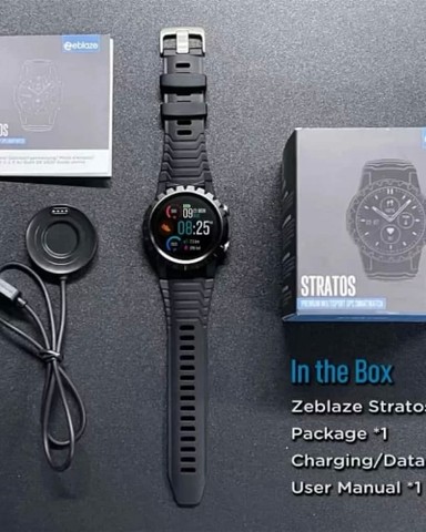 Relógio Smart Zeblaze Stratos com GPS 