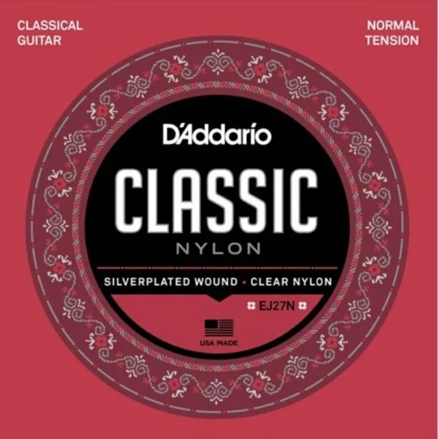 ENCORDOAMENTO DE NYLON PARA VIOLAO EJ27N STUDENT CLASSICS NORMAL TENSION - D'ADDARIO