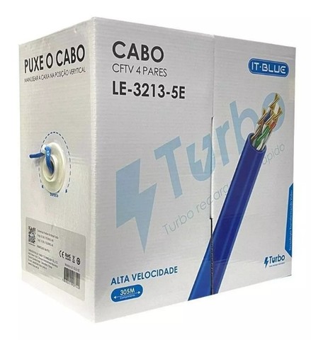 Metro de cabo de rede para CFTV 4 pares  e cabo de rede preço do metro fio 