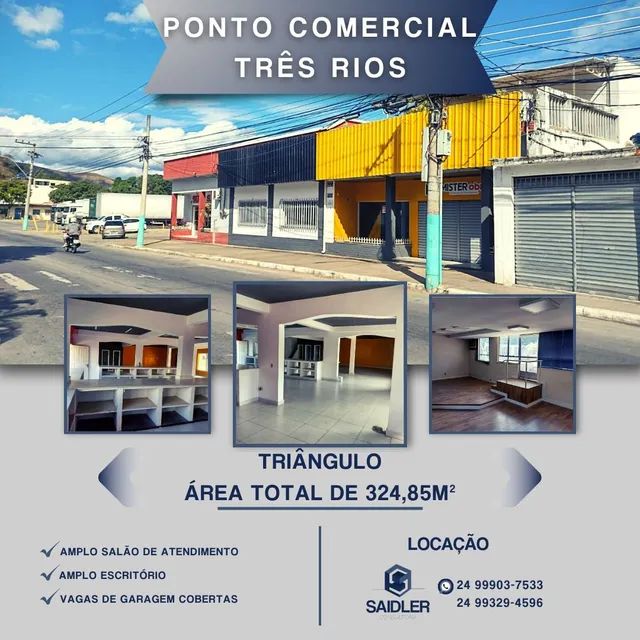 Loja / ponto comercial em Três Rios RJ 