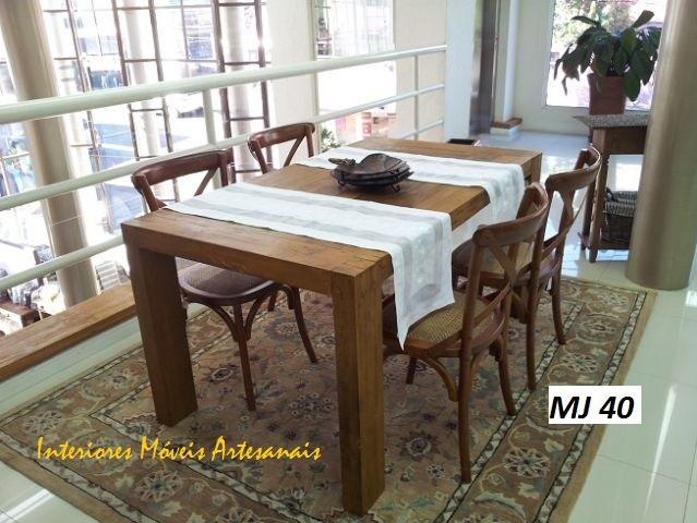 Mesas,cadeira, aparadores e racks é na Interiores móveis artesanais