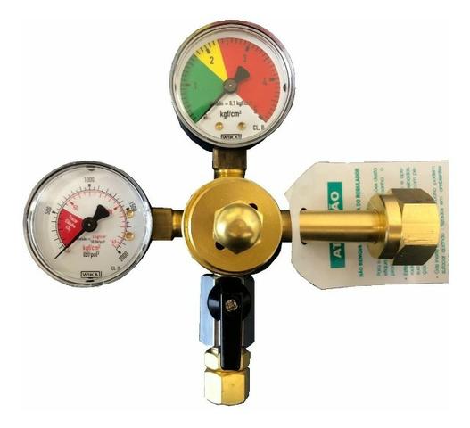 Regulador Válvula Manometro 1 Via Co2 Chopeira Chopp