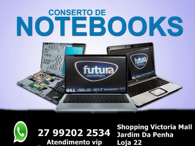 Consertamos macbook-ultrabook-notebook-netbook-pc- Assistência Especialista