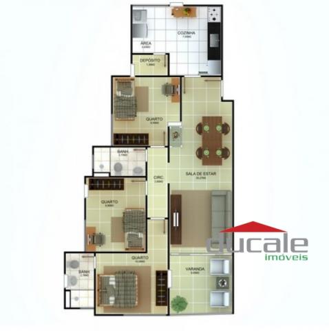 Apartamento no Blank Ville com lazer!! - Foto 3