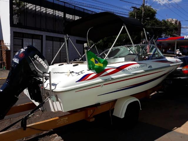 Lancha Atlantic Boat 16 Pés Motor 60Hp - Foto 5