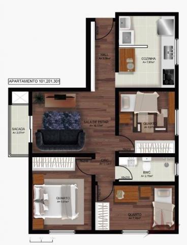 Apartamento 03 quartos no Parque da Fonte, São José dos Pinhais - Foto 6