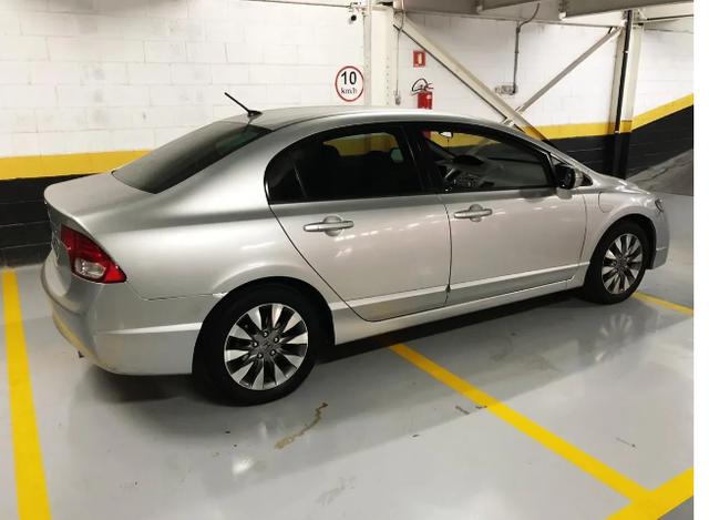 Honda Civic 1.8 lxl flex aut. 4p 2010 prata Oferta Imperdível - Foto 5
