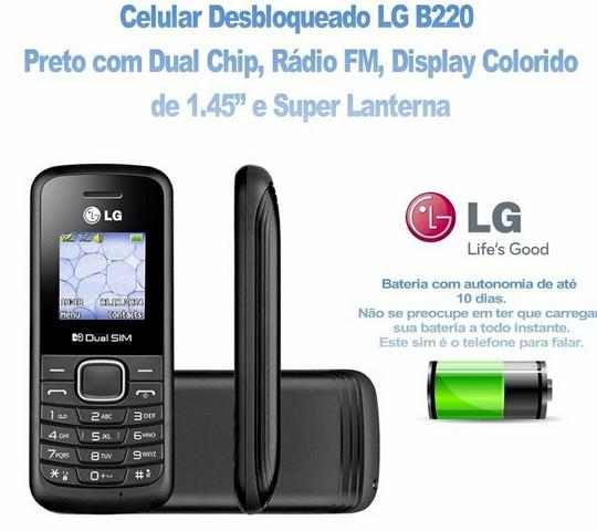 Celular LG Dual Chip Lanterninha