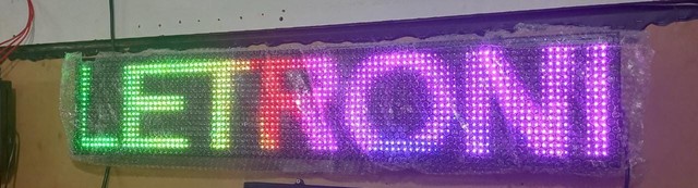 Paínel de Led 100x20 RGB Wifi (Aplicativo no celular)  JK Eletrônicos  - Foto 3
