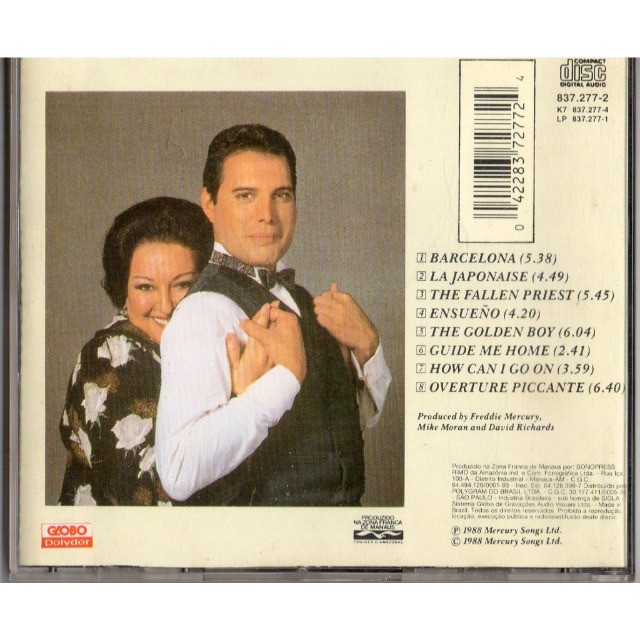 Freddie Mercury, Montserrat Caballé CD - Barcelona - Foto 2