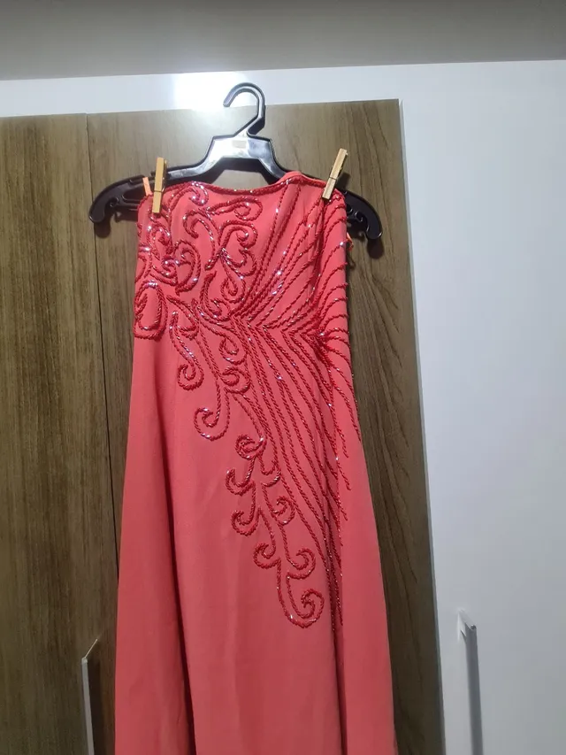 Vestido de Festa Longo Rose