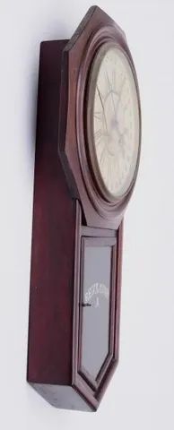 antigo relógio oitavado ansônia regulator, com calendário - Foto 2