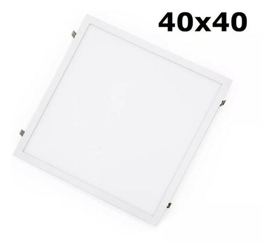 Plafon Painel Led 36w Quadrado Embutir (Branco Frio) "Promoção"