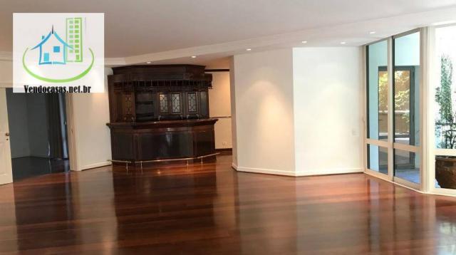 Apartamento com 5 dormitórios para alugar, 541 m² por r$ 23.000/mês - santo amaro - são pa - Foto 4