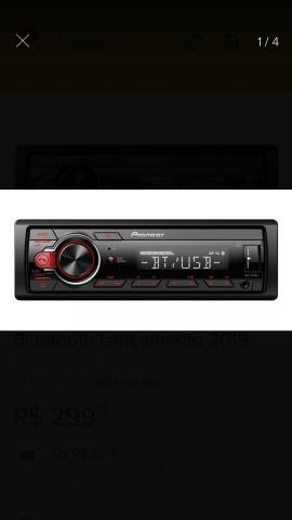 Radio carro semi novo