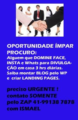 Preciso Urgente área Marketing Redes Sociais