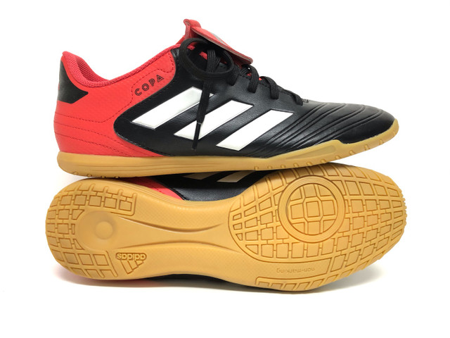 chuteira adidas futsal vermelha