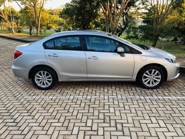 Honda Civic 1.8 LXL Automático 2013 IPVA PAGO - Foto 5