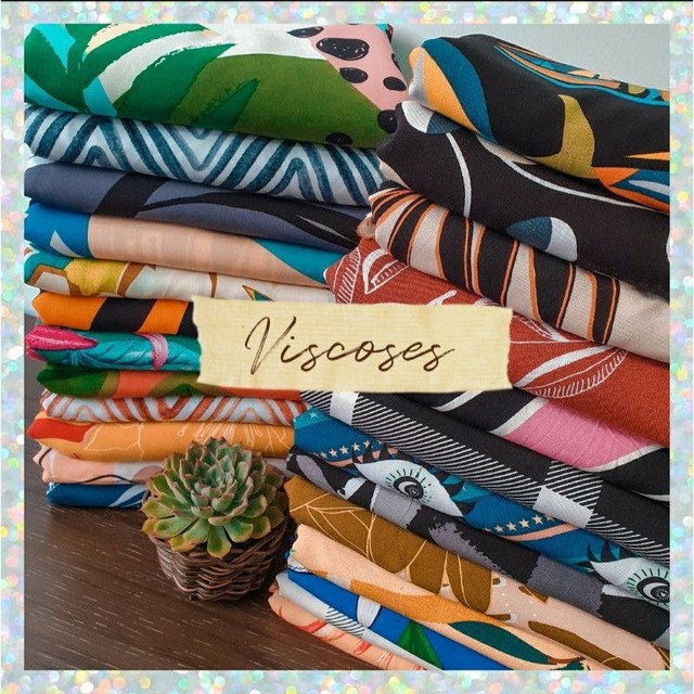 Tecido Viscose Estampada | 100% viscose - (1 metro x 1.47mt de Largura)