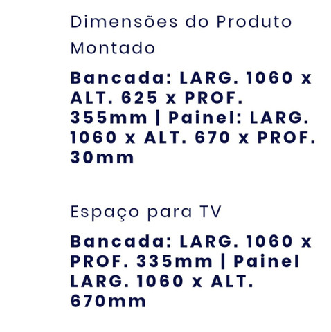 Rack com Painel de TV (NOVO) - Foto 3