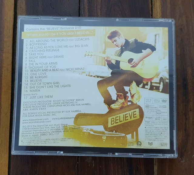 CD Justin Bieber - Believe Deluxe Japão - CDs, DVDs etc - Conjunto
