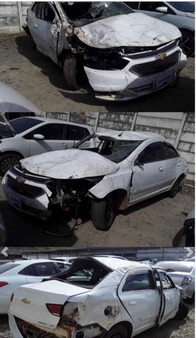 Sucata de cobalt 1.8 2018 com 55 mil km  - Foto 4