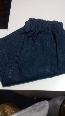 Calça jeans de elástico 