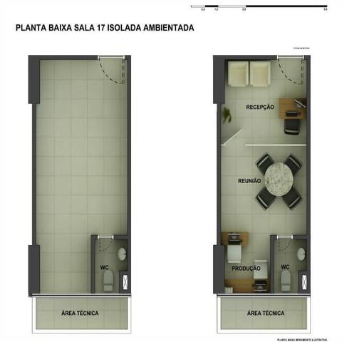 Sala Comercial 28,20m² com vaga no ITC Rio Mar - Foto 8