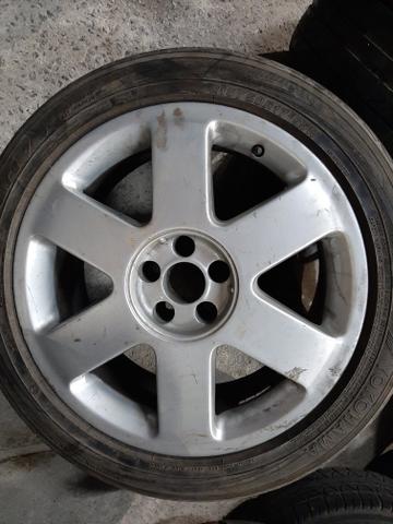 Roda aro 17 Audi TT Prata Tala 7.5 Taluda 5X100 